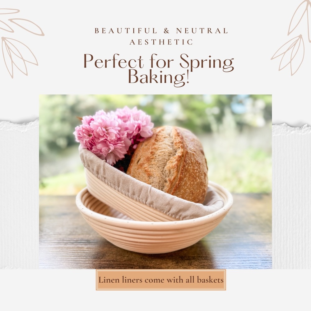 Brand new in box sourdough bread proofing bowl kit.